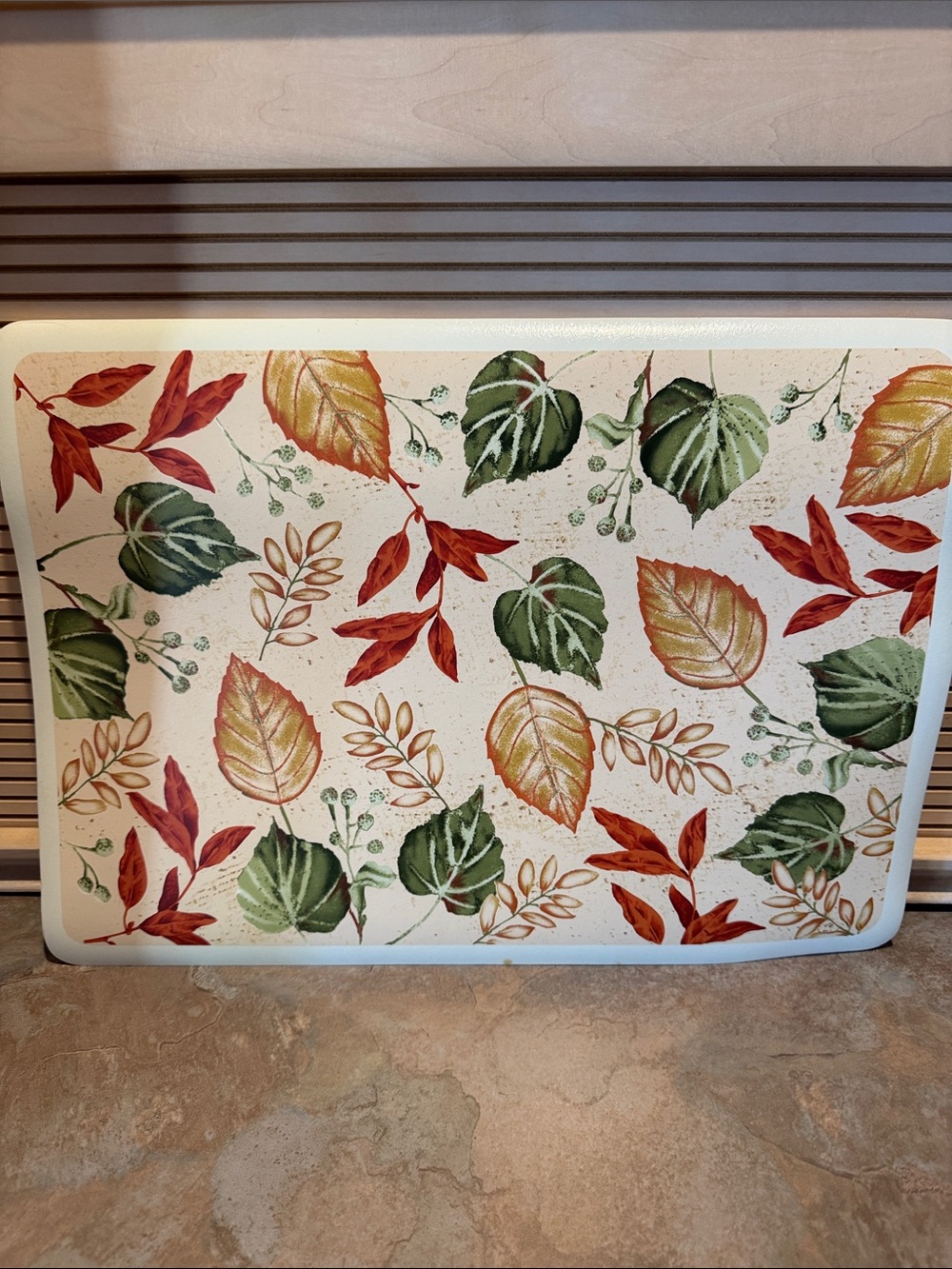 Autumn Leaves Vinyl Placemats